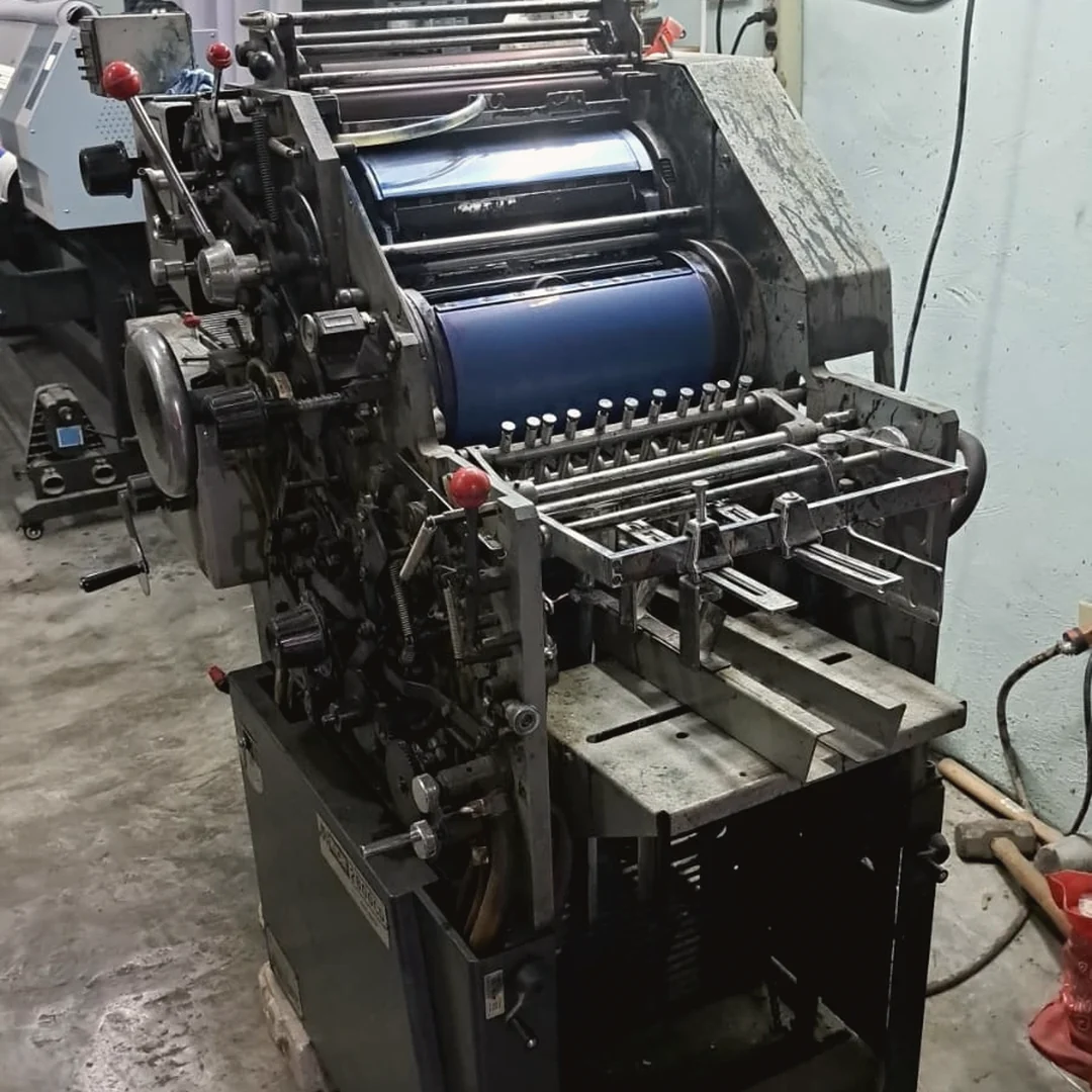 Offset tradicional en el taller de Imprenta Roma